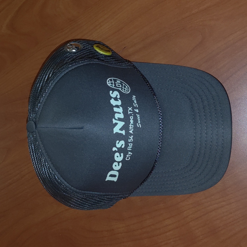 Dee's Nuts Screen Printed Logo Snapback Hat Cap - image 1